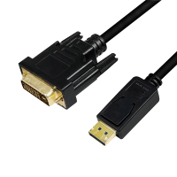 LOGILINK DisplayPort-Kabel DP 1.2 zu DVI 1.2 5,0m schwarz