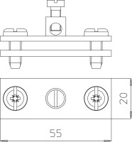 OBO BETTERMANN OBO Erdungsschelle 55mm St G         939...