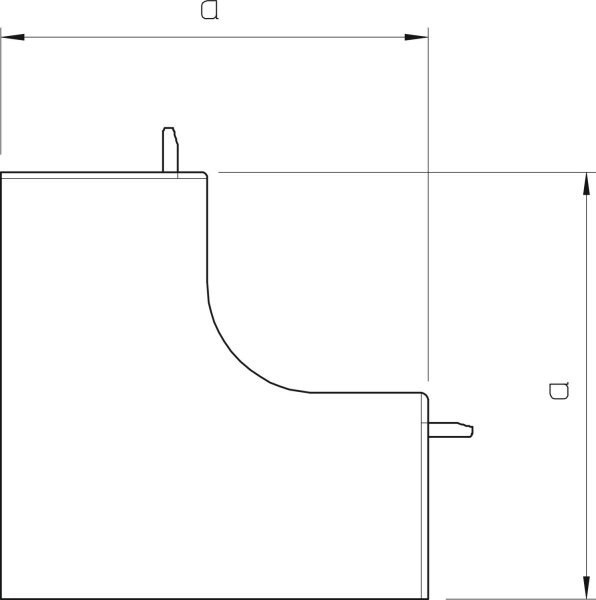 OBO BETTERMANN OBO Inneneckhaube WDK HI60110RW PVC 60x110mm reinweiss RAL9010 6192033