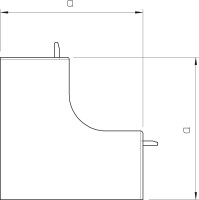 OBO BETTERMANN OBO Inneneckhaube WDK HI60110RW PVC...