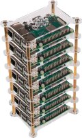 JOY-IT Raspberry Pi Tower-Gehäuse Acryl für 7...