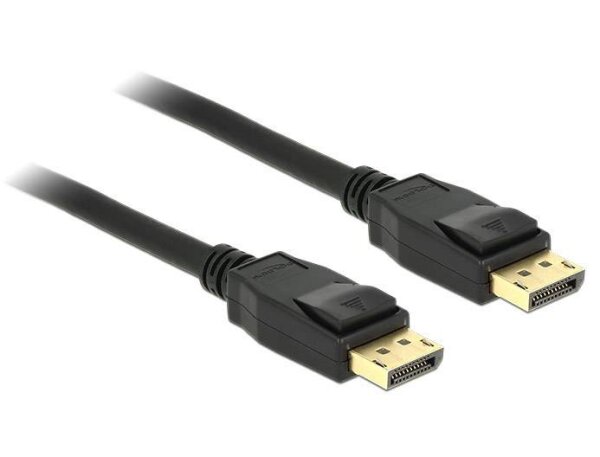 DELOCK Displayport Kabel Delock DP -> DP St/St 5.00m schwarz 4K