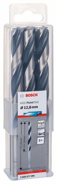 BOSCH Accessories 2608577296 Metall-Spiralbohrer 12.80 mm 1 St.