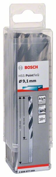 BOSCH Accessories 2608577259 Metall-Spiralbohrer 9.10 mm 1 St.