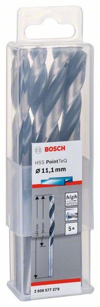 BOSCH Accessories 2608577279 Metall-Spiralbohrer 11.10 mm 1 St.