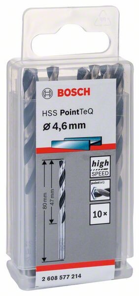 BOSCH Accessories 2608577214 Metall-Spiralbohrer 4.60 mm 1 St.