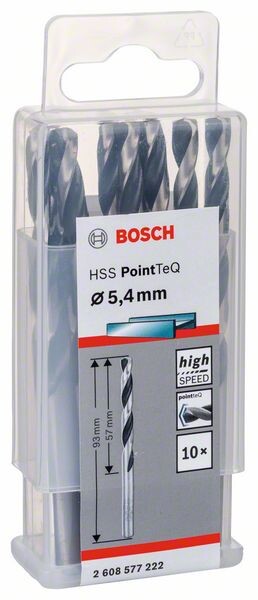 BOSCH Accessories 2608577222 Metall-Spiralbohrer 5.40 mm 1 St.