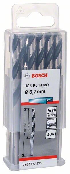 BOSCH Accessories 2608577235 Metall-Spiralbohrer 6.70 mm 1 St.