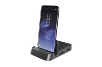 DIGITUS USB-C Smartphone Docking Station,  7-Port extern...