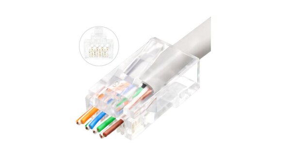 MICROCONNECT Modular EZ Plug RJ45 8P8C CAT6