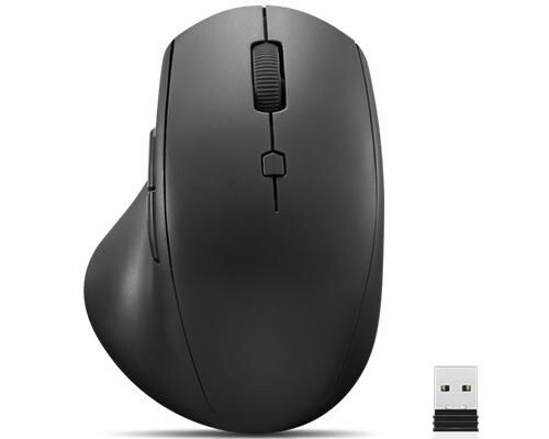 LENOVO 600 Wireless Media - Maus - ergonomisch - Für Rechtshänder - optisch - 7 Tasten - kabellos