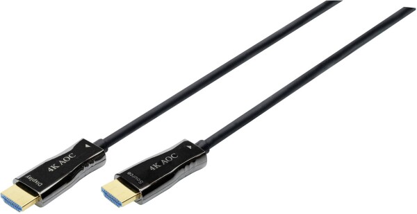 DIGITUS HDMI AOC Hybrid Glasfaserkabel, UHD 4K, 10 m