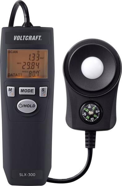 VOLTCRAFT SLX-300 Solarenergie-Messgerät 0 - 2000 W/m²