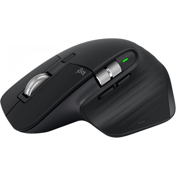 LOGITECH MX Master 3 - Maus - Laser - 7 Tasten - kabellos - Bluetooth, 2,4 GHz