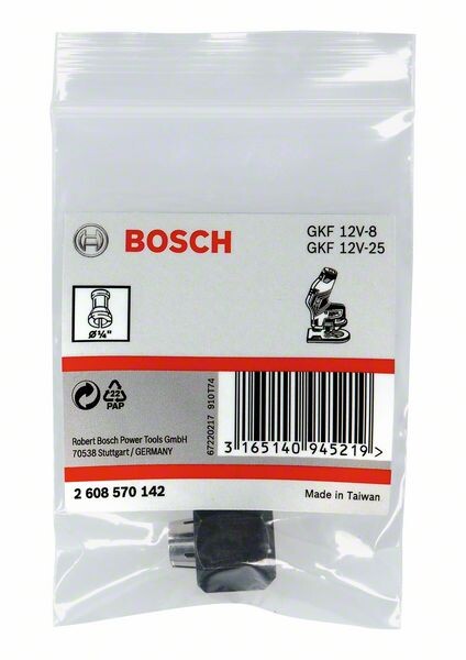 BOSCH Spannzange 1/4"" mit Überwurfmutter Bosch Accessories 2608570142