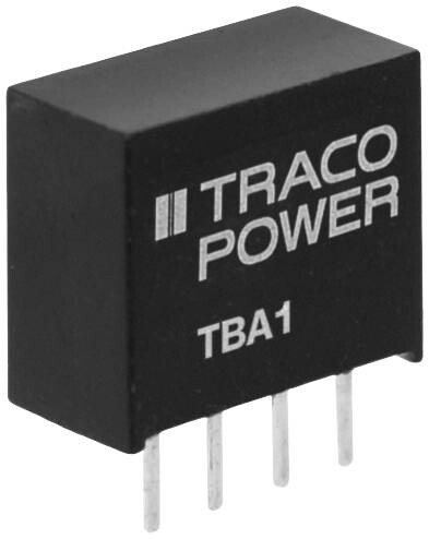 TRACO POWER TracoPower TBA 1 DC/DC-Wandler, Print 65 mA 1 W Anzahl Ausgänge: 1 x