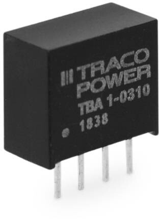 TRACO POWER TracoPower TBA 1 DC/DC-Wandler, Print 200 mA 1 W Anzahl Ausgänge: 1 x