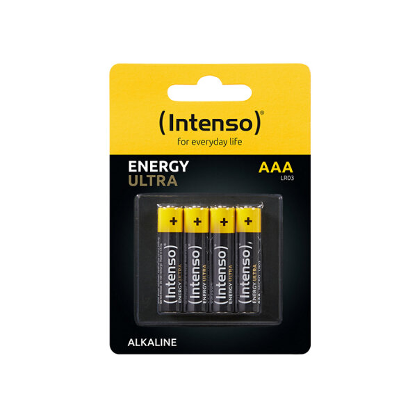 INTENSO Alkaline Batterien Micro AAA 1.5V [4er Pack] (7501414)