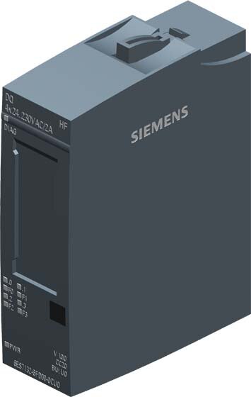 SIEMENS ET 200SP, DQ 6ES7132-6FD00-0CU0 4X24..230VAC/2A HF, VPE 1