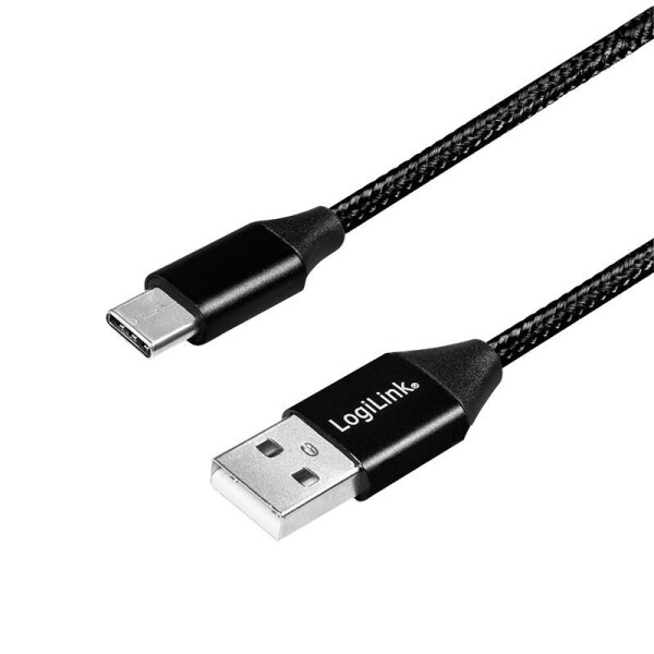 LOGILINK USB-Stecker USB 2.0 zu USB-C 0,3m