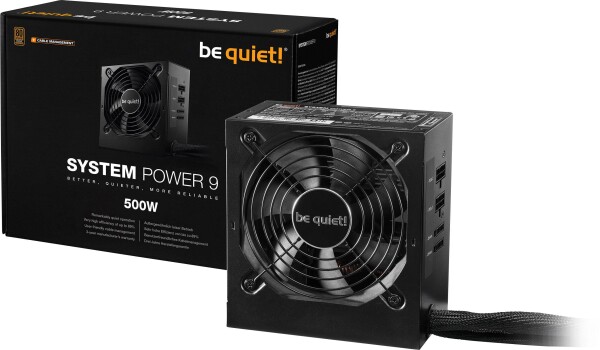 BE QUIET quiet! System Power 9 CM 500W ATX24