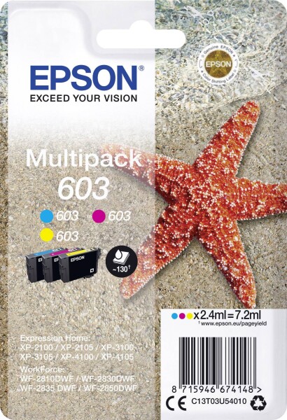 EPSON Tinte Multip.          3x2.4ml