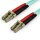 STARTECH.COM 7m OM4 LC auf LC Multimode Duplex LWL Patchkabel - Türkis - 50/125 - LWL - 40 / 100Gb -