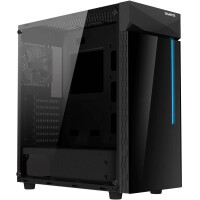 GIGABYTE GB-C200G Midi Tower Gaming Gehäuse mit...