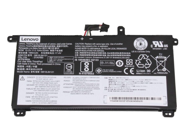 LENOVO Battery Internal 4 Cell 32Wh (00UR890)