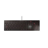 CHERRY KC 6000 Slim Corded Keyboard - USB - BLACK -...