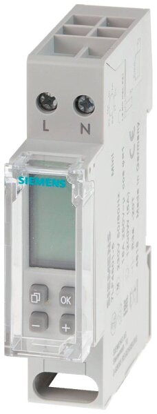 SIEMENS Digitale Schaltuhr 7LF4501-5 Mini 1-Kanal Woche 1TE 120V bis 230V