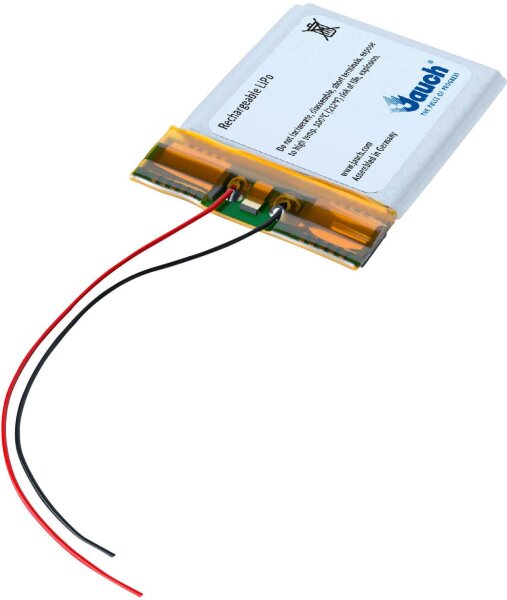 JAUCH QUARTZ GMBH LP503040JH Spezial-Akku Prismatisch Kabel LiPo 3.7 V 650 mAh