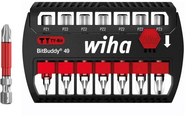 WIHA SB 7946TY-202 BitBuddy 49 42099 Bit-Set 7teilig