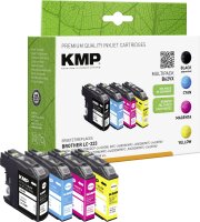 KMP B62VX Multipack kompatibel mit Brother LC-223 BK/C/M/Y