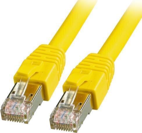 EFB ELEKTRONIK EFB RJ45 Patchkabel S/FTP, Cat.8.1,BC, LSZH, 1m, gelb