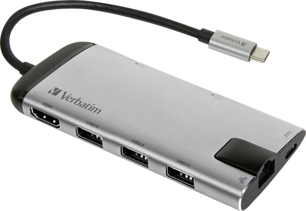 VERBATIM USB-C Verbatim Adapter USB 3.1 GEN 1/ USB 3.0 x 3 HDMI RJ45