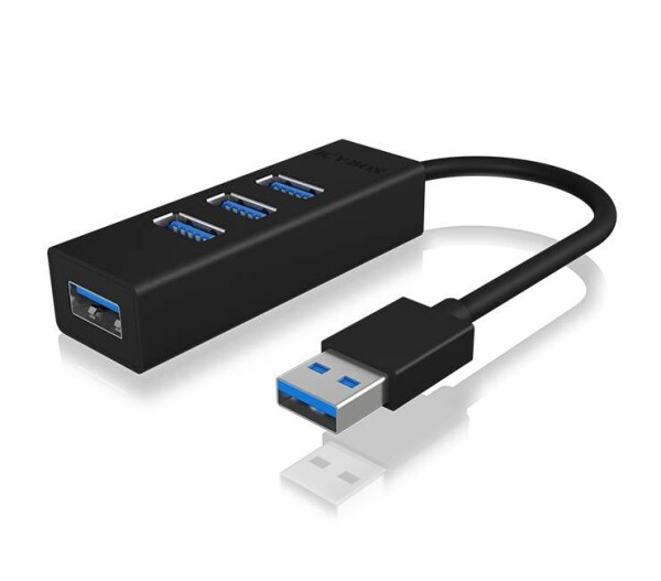 RAIDSONIC Hub  4-Port IcyBox USB 3.0 IB-HUB 1419-U3 retail
