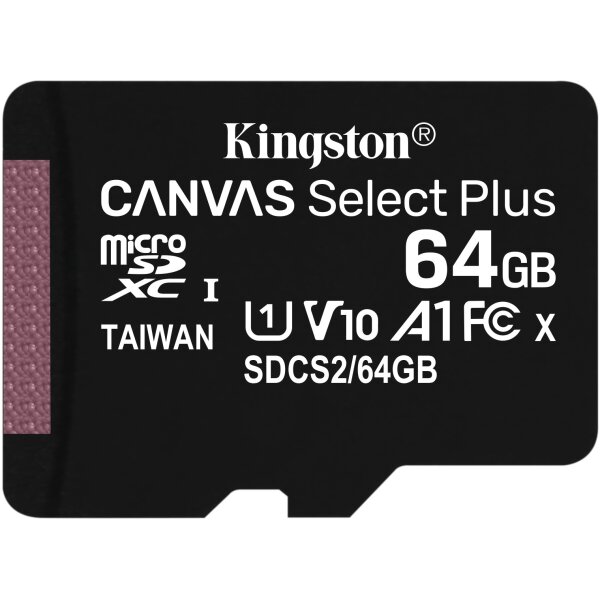 KINGSTON 64GB MICROSDXC CANVAS SELECT