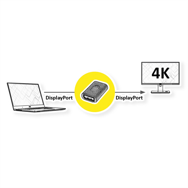 VALUE DisplayPort Adapter, DP BU - DP BU (12.99.3165)