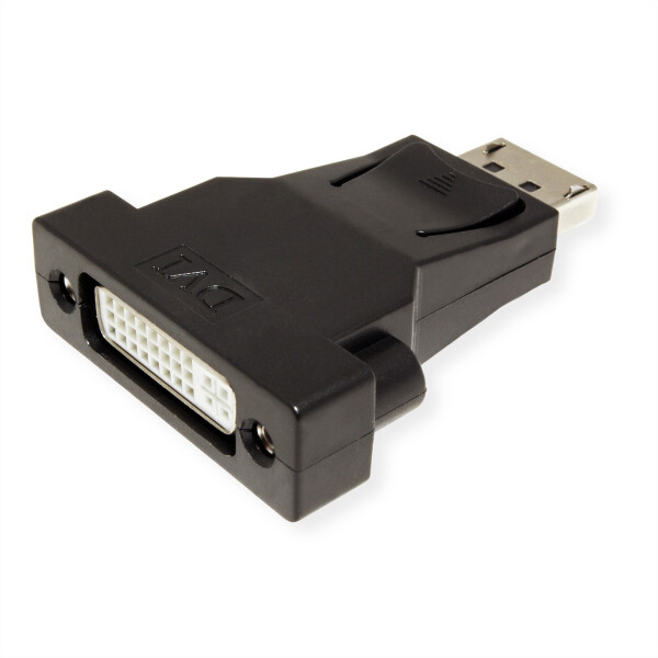 VALUE DisplayPort-DVI Adapter, DP Stecker-DVI Buchse (12.99.3157)