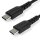 STARTECH.COM RUSB2CC2MB USB-C Kabel 2m hochwertiges USB 2.0 Typ-C Datenübertragungs und Ladekabel St