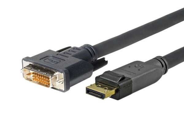 VIVOLINK PRODPDVI4K2 DisplayPort-Kabel 2 m Schwarz (PRODPDVI4K2)