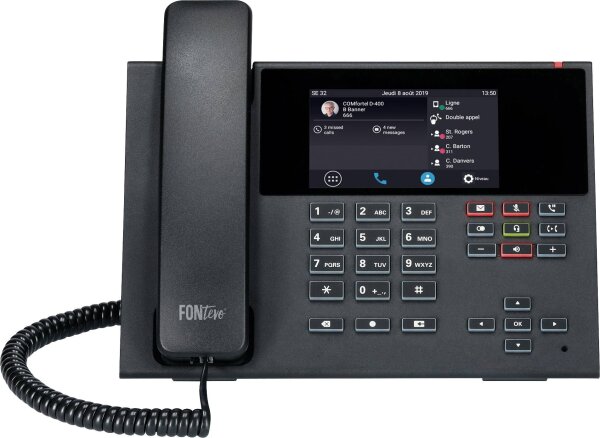 AUERSWALD Telefon COMfortel D-400 schwarz