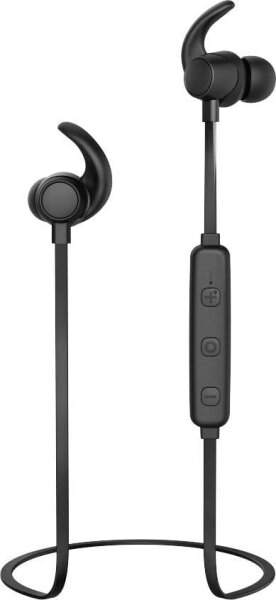 THOMSON WEAR7208BK Bluetooth® Sport Kopfhörer In Ear Headset, Lautstärkeregelung Schwarz (132640)