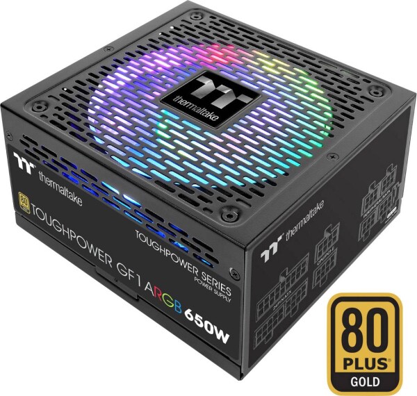 THERMALTAKE Thermaltake Toughpower GF1 650W ARGB Modular 80+Gol retail