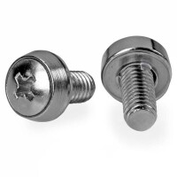 STARTECH.COM 12-24 Server Rack Screws - 50 pack -...