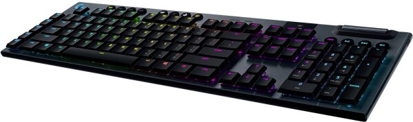 LOGITECH G915 LIGHTSPEED Wireless RGB Mechanical Gaming Keyboard - GL Tactile - CARBON - US INTL -