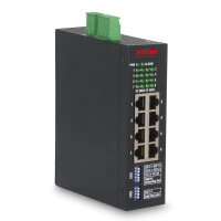 ROLINE Industrial Gigabit Ethernet Switch, 8 Ports, Web...