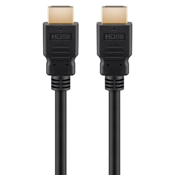 GOOBAY HDMI 2.1 Kabel 1,0m St/St schwarz