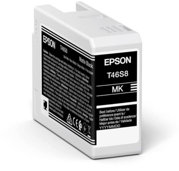 EPSON Singlepack Matte Black T46S8 UltraChrome Pro 10 ink 26ml